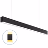 4 FT Black LED Architectural Linear Light Fixture - 6160 LM - Wattage Selectable - Kelvin 3500-4000-5000K Questions & Answers
