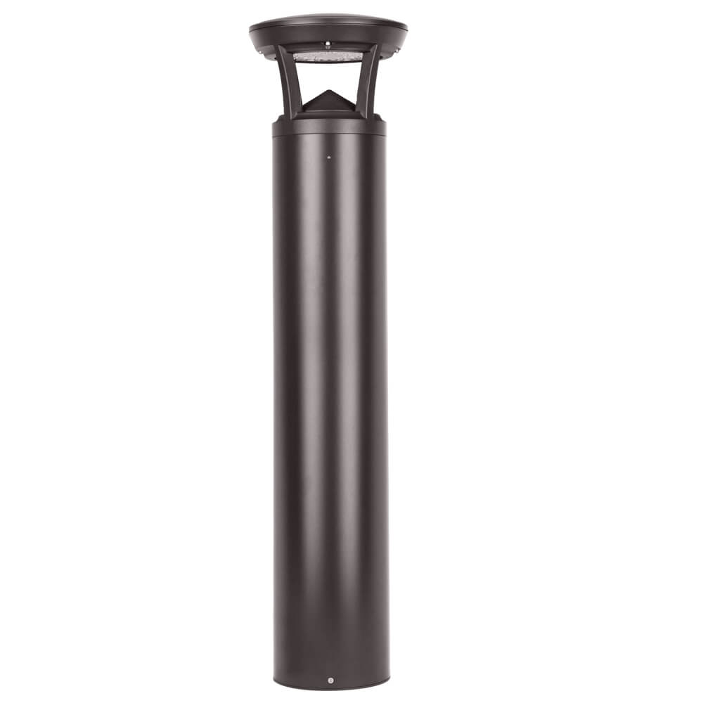 3 FT. Konlite Artia Dome-Top LED Bollard Light - 24W - 3,000 Lumens - 3 Wattage Selectable - 3 CCT Selectable - 120-277V - 100W Equal Questions & Answers