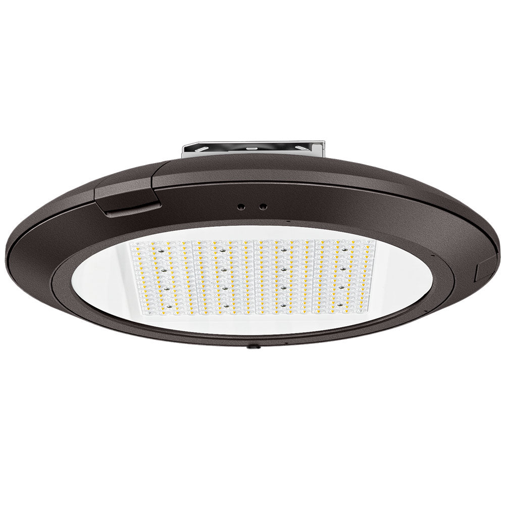 Konlite Atria Premium LED Canopy Light – Architectural Design – Wattage & CCT Selectable – 125W/105W/76W – Up to 18,710 Lumens – 120-277V - 400W Equal Questions & Answers
