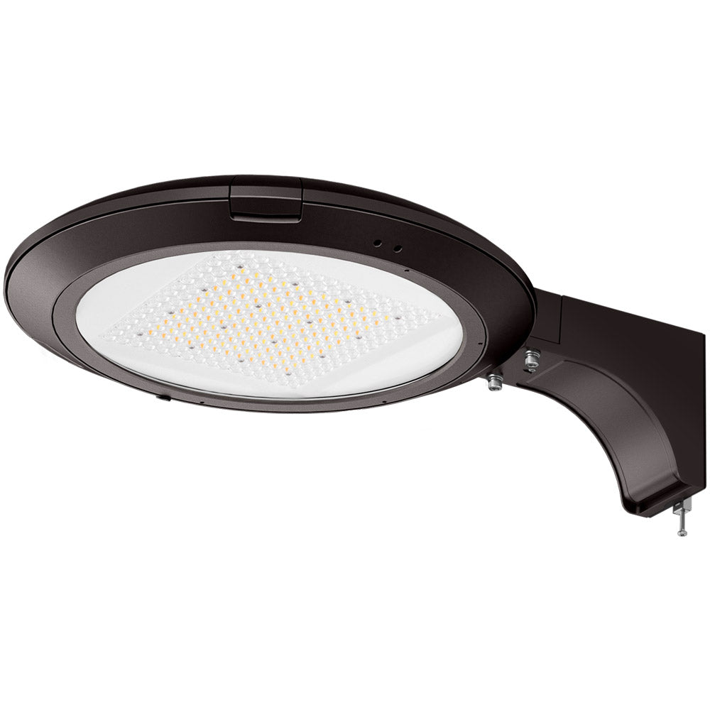 Konlite Atria LED Area Light - 9,450 lumens - 63W/53W/33W - 3CCT - Dark Bronze - 120-277V - 250W Equal Questions & Answers