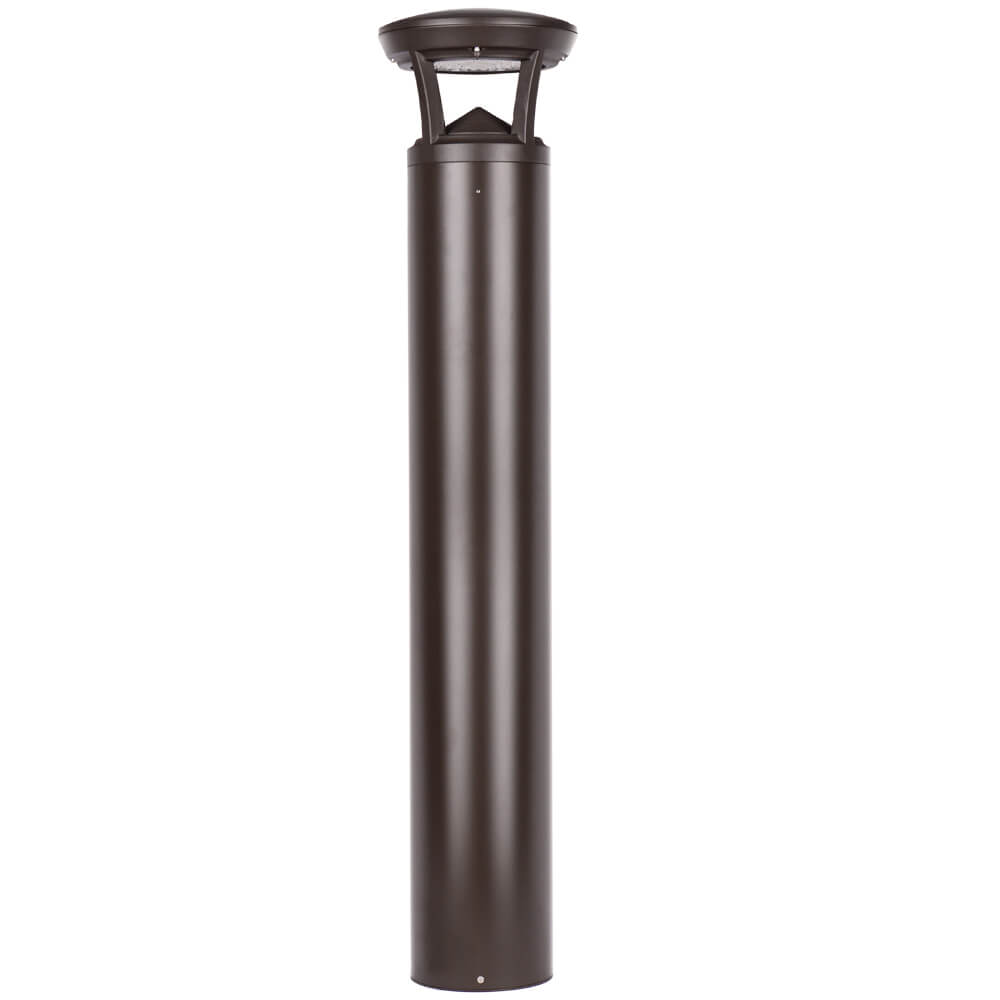 Konlite Atria 4FT. Dome-Top LED Bollard Light - 24W - 3,000 Lumens - 3 Wattage Selectable - 3 CCT Selectable - 120-277V - 100W Equal Questions & Answers