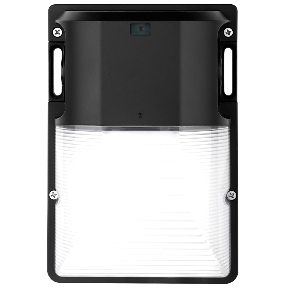 Konlite WM7 Mini LED Wall Pack Light - Black - 30W/25W/18W Selectable - Up to 4,266 LM - 5000K/4000K/3000K CCT Selectable - 120-277V - 75W Equal Questions & Answers