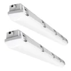 I need 4 of the fixtures and 4 EM ballast 4ft Vapor Tight LED Light Fixture - Pack of 2 - 50/40/30W - 6,500.